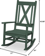POLYWOOD® Braxton Rocker, Green