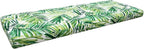 Tommy Bahama Bench Cushion, 50" X 16" X 2.5", Coastal Palm Green Leaf