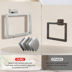 Brushed Nickel Towel Ring Towel Holder for Bathroom Bath Towel Hanger Stainless Steel Bathroom Hardware Accessories Wall-Mounted Towel Rack