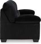 Signature Design by Ashley SimpleJoy Modern Sofa for Living Room, Black