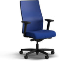 HON Ignition 2.0 Mid Back Task Chair, Spectrum Mesh, Advanced Synchro-Tilt Control, Office Chair with Lumbar Support, Height and Width Adjustable Arms, Black Frame, Cobalt