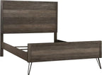 Lexicon Leavitt Panel Bed, King, Gray