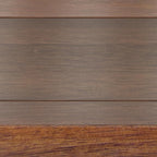 SIMPLIHOME Skyler 16-inch Wide Solid Mango/Metal Industrial C-Shaped End Table in Dark Cognac Brown/Black for Living Room, Office, or Bedroom, Assembled