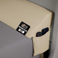GORILLA GRIP Patent Pending Queen Bed Wedge Pillow Headboard Gap Filler, US Designed, Comfortable Supportive High Density Foam Pillows, Stay in Place Gripping Dots, Wedges Between Mattress, Cream