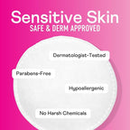 Swisspers Premium Cotton Rounds - 100% Chlorine Free Cotton Face Pads for Makeup, Nail Polish Removal - Dermatologist Tested and Hypoallergenic, Made in USA - 100 Pads (Pack of 3)