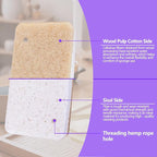 Kitchen Biodegradable Compostable Cellulose Sponges - Pack of 15 Eco Friendly Sponge