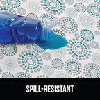 GORILLA GRIP DripGuard Shelf Liner, Non Adhesive Drawer and Kitchen Cabinet Protector, Slip Resistant BPA Free Smooth Surface Plastic Liners for Cabinets, Bathrooms, Closets, 12x240 Inch, Spiral