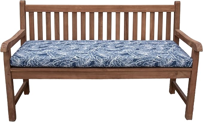 Tommy Bahama Bench Cushion, 48" X 16" X 2.5", Pacific Zaffre