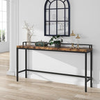 Tribesigns 70.9 inch Extra Long Sofa Table, Narrow Console Table Behind Couch, Rustic Industrial Entryway Table Skinny Hallway Table for Living Room