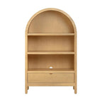 Babyletto Bondi Bookcase | Space-Saving Storage for Small Rooms, Kids Bedroom & Living Room | GREENGUARD Gold Certified Book Case | Assembled Wooden Book Shelf with Adjustable Shelf & Drawer - Honey