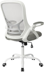 HYLONE Office Chair Ergonomic Desk Chair with Adjustable Armrests, Mesh Executive Chair, Home Office Computer Chairs for Long Hours(Grey)