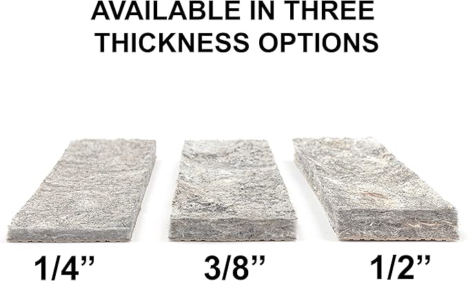 Mohawk Home 2' 2" x 10' Non Slip Grip Rug Pad 1/2" Thick Dual Surface Felt Cushion + Rubber Gripper - Safe for All Floors