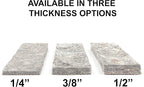 Mohawk Home 3' x 5' Non Slip Grip Rug Pad 1/4" Thick Dual Surface Felt Cushion + Rubber Gripper - Safe for All Floors