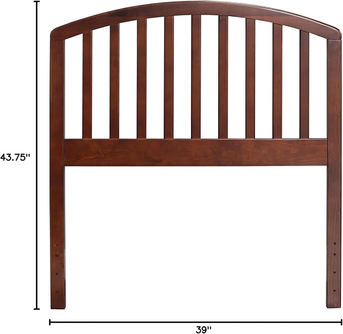 Hillsdale Carolina Headboard, Bed Frame Not Included, Twin, Cherry