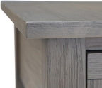 SIMPLIHOME Monroe SOLID ACACIA WOOD 14 inch Wide Rectangle Rustic Narrow Side Table in Farmhouse Grey for the Living Room and Bedroom