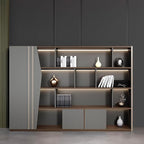 Modern Executive Desk, 102.4 inch L Shaped Desk with Storage, L Shape Corner Desk Drawers and Lockable Storage No Installation Required, Without Desk or Computer Chair (Filing Cabinet)