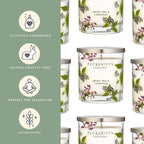 Pecksniff’s 1 Wick Candle – Sweet Pea & Lark Spur, 184 g / 6.49 oz – Long Lasting Burn, Elegant Home Decor & Relaxing Ambiance