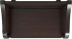 SIMPLIHOME Connaught Entryway Storage Bench - 30 inch Wide Solid Wood Small Storage Seat in Chestnut Brown, Traditional Bench for Entryway or Living Room with Lift-Up Lid and Decorative Trim