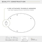 MCS 21x31 Large Wall Mirror, Classic White Oval Mirror, Vertical & Horizontal Wall Hanging Mirror for Bathroom, Bedroom & Livingroom
