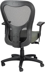 Tempur-Pedic TP9000C Mesh Swivel Task Chair with Tempur Material, Cooling Gel Layer, Adjustable Armrests, and Lumbar Support, Olive