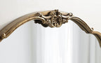 Kate and Laurel Novella Glam Ornate Mirror; 18x30; Gold; Traditional Baroque Inspired Wall Decor