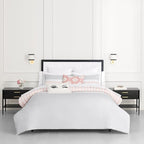 kate spade new york Wink Decorative Pillow, 14" x 20" Throw Pillow for Bed or Sofa, Textured Cotton and Polyester Blend Cover, White