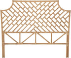 Kouboo Rattan Chippendale Headboard Twin Size Natural