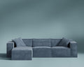 ROVE LAB M1 Modular Sectional Sofa with Ottoman, Sofa in a Box, Modular Couch, Spill-Resistant,Sustainable, Stylish, Modern Sectional Couch for Living Room with SmartFoam Comfort
