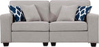 Legend Vansen Modular Sectional Sofa L Shaped Couch with Ottoman Modern Reversible Corner Sectional Couch for Living Room