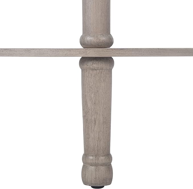 SAFAVIEH Home Collection Tinsley Greige Half Moon Console Table