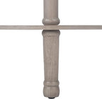 SAFAVIEH Home Collection Tinsley Greige Half Moon Console Table