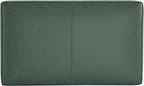 Christopher Knight Home Hillman PU Ottoman with Wood Frame,Rectangular Upholstered Footrest Bench,Non Storage Faux Leather Ottoman Bench for Living Room Bedroom Entryway Home Decor,Green