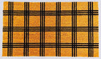 KAF Home - 17" x 30" Coir Doormat - Triple Stripe Grid