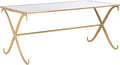 SAFAVIEH Home Collection Lavar Gold Coffee Table