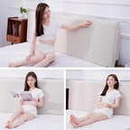 Upholstered Queen Headboard, No Tools Needed, Wall Mounted Headboard with Removeable Washable Linen, Multi-Functional Backrest (Beige)