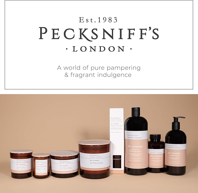 Pecksniff's Amber Re-Charge Candle | 3 Wicks, 550g/19.40oz