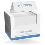 Disposable Face Towels, Biobased Face Towel, Makeup Remover Dry, Absorbent, Lint-free and Ultra Soft Facial Cloth for Sensitive Skin CleansingWipes, 50 Ct, 1 Pack
