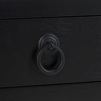 SAFAVIEH Home Collection Darlyn Matte Black 1-Drawer Rectangle Accent Table