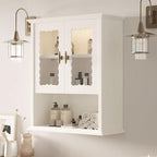 CJL Bathroom Wall Cabinet with Motion Sensor Led Light, Over The Toilet Storage Cabinet, 18.9'' x 23.6'' Medicine Cabinet of Mid-Century Modern Design with Acrylic Door, White
