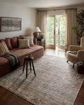 Loloi Amber Lewis Georgie Collection GER-09 Multi/Spice 2'-6" x 7'-6", .19" Pile Height, Runner Rug
