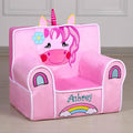 DIBSIES Personalized Creative Wonders Toddler Chair - Ages 1.5 to 4 Years Old (Unicorn)