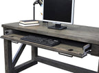 Martin Furniture Avondale Writing Desk Writing Table Wood Office Desk Gray (IMAE384G)