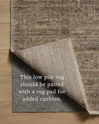 Loloi Amber Lewis Molly Collection MOL-07 Tobacco/Sage 5'-3" x 7'-9" Low Pile Area Rug