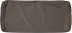 Classic Accessories Ravenna Water-Resistant 48 x 18 x 3 Inch Outdoor Bench/Settee Cushion, Patio Furniture Swing Cushion, Dark Taupe, Patio Loveseat Cushion