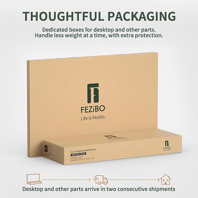 FEZIBO 75", 265lbs Load Capacity, L Shaped Standing Desk with Drawers, Reversible Electric Standing Gaming Desk Adjustable Height, Corner Stand up Desk with Splice Board, Black Frame/Black Walnut Top