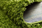 Unique Loom Solid Shag Collection Area Rug (10' x 13' Rectangle, Grass Green)