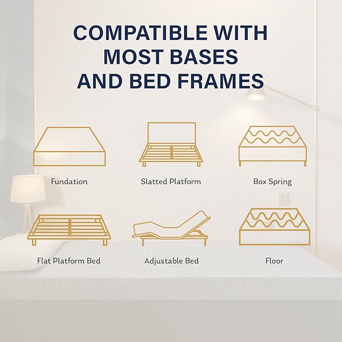 MLILY EGOHOME 10 Inch King Mattress, Copper Gel Cooling Memory Foam Mattress for Back Pain Relief,Therapeutic Double Mattress Bed in a Box, Made in USA, CertiPUR-US Certified, 76x80x10 Black