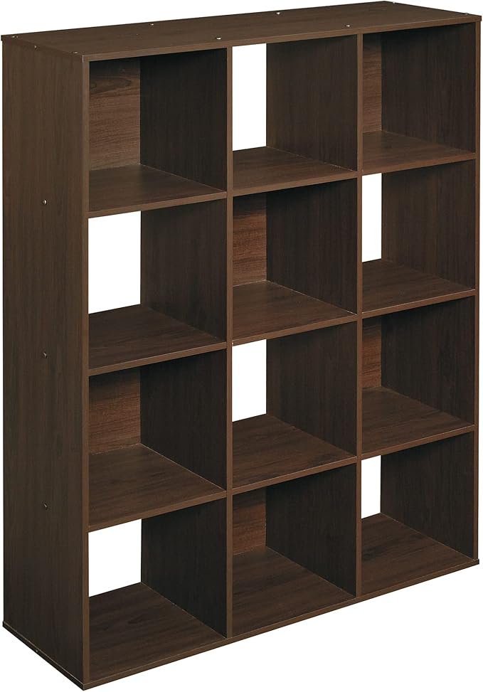 ClosetMaid 1292 Cubeicals Organizer, 12-Cube, Espresso