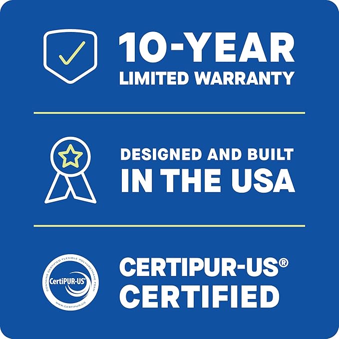 Sealy Dreamlife 10” Hybrid Mattress-in-a-Box, Twin, SealyComfort Gel Memory Foam, SealyResponsive Encased Coils, Surface-Guard Technology