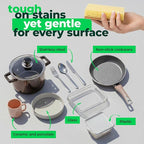 bioGo 12 Pack Natural Biodegradable Kitchen Sponges - Eco-Friendly, Compostable, Cellulose Dish - Compostable - Biodegradable - Cellulose Sponge